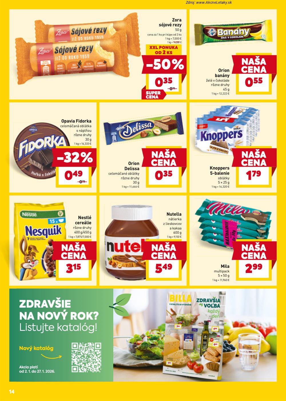 Leták Billa (21. 1. - 27. 1. 2026) - strana 14 z 24