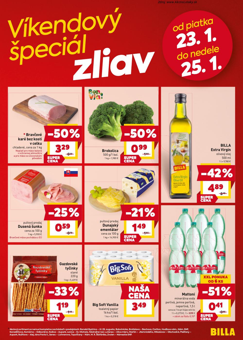 Leták Billa (21. 1. - 27. 1. 2026) - strana 23 z 24