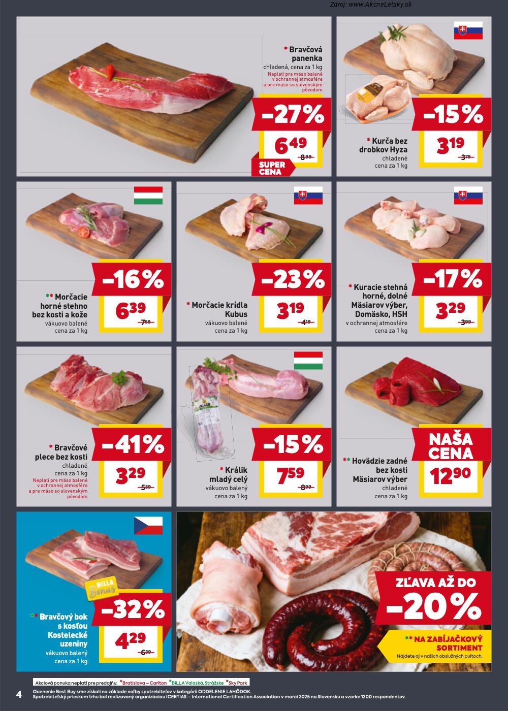 Leták Billa (21. 1. - 27. 1. 2026) - strana 4 z 24