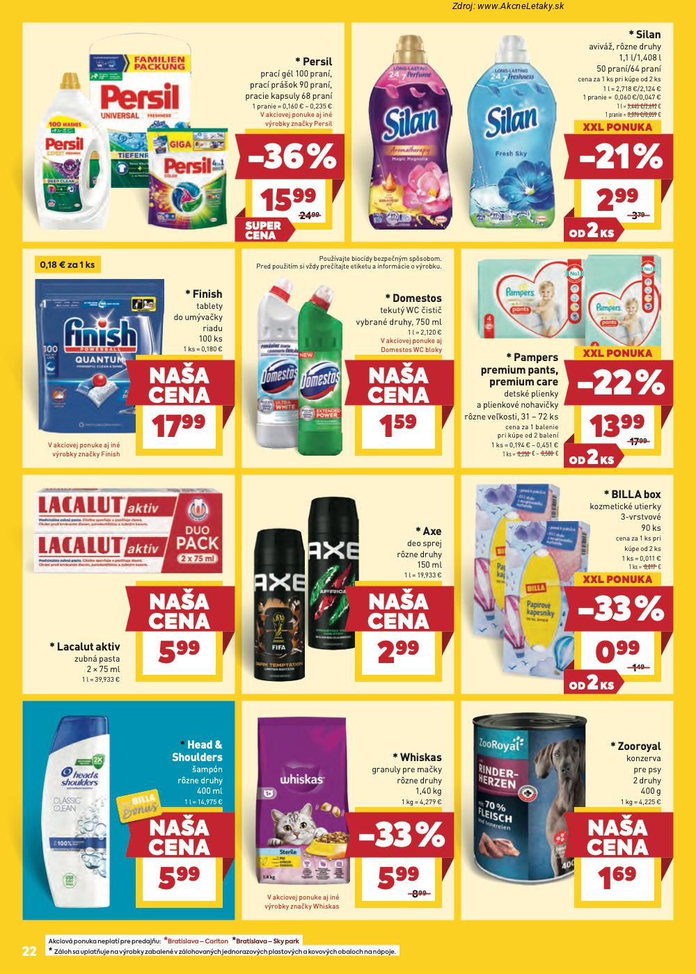 Leták Billa (28. 1. - 3. 2. 2026) - strana 22 z 24