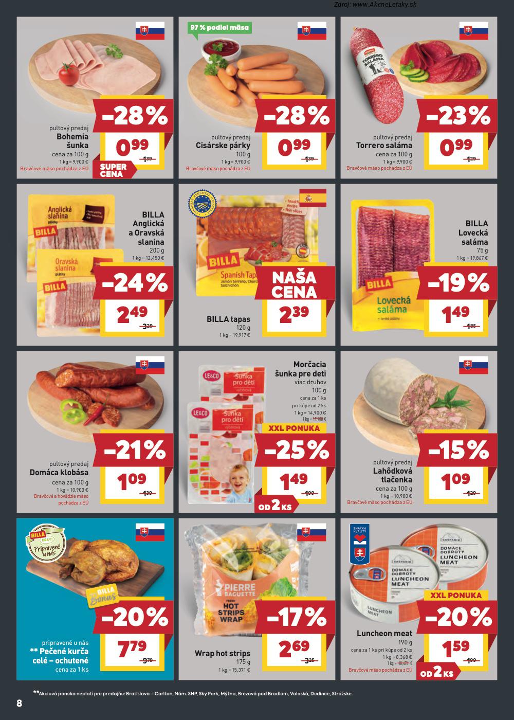 Leták Billa (28. 1. - 3. 2. 2026) - strana 8 z 24