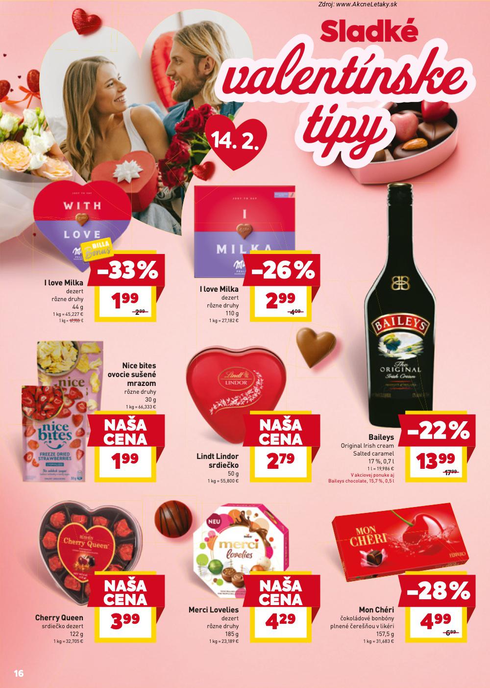 Leták Billa (11. 2. - 17. 2. 2026) - strana 16 z 24