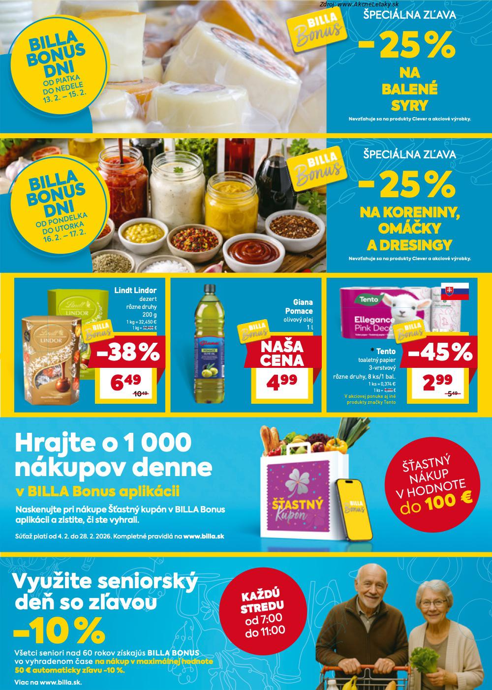 Leták Billa (11. 2. - 17. 2. 2026) - strana 24 z 24