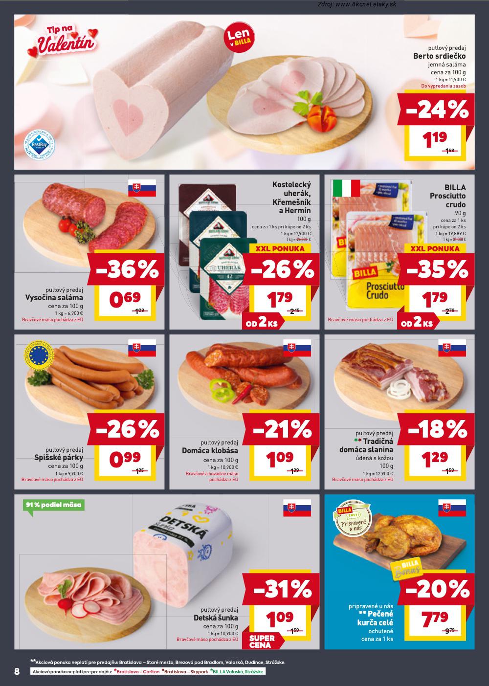 Leták Billa (11. 2. - 17. 2. 2026) - strana 8 z 24
