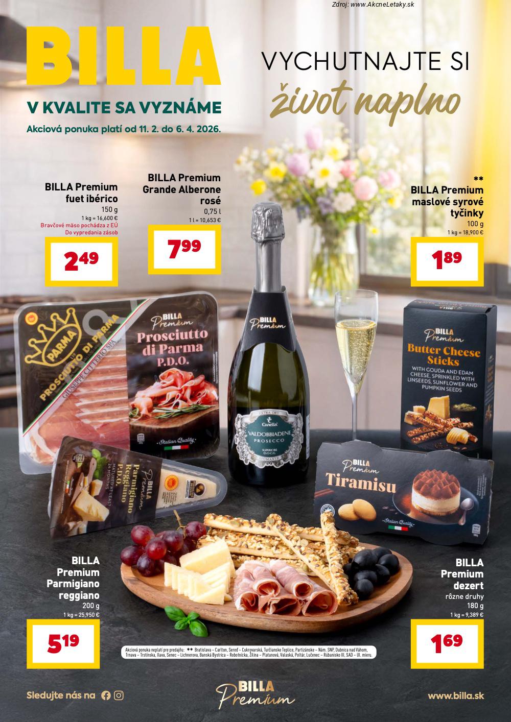 Leták Billa (11. 2. - 6. 4. 2026) - strana 1 z 13