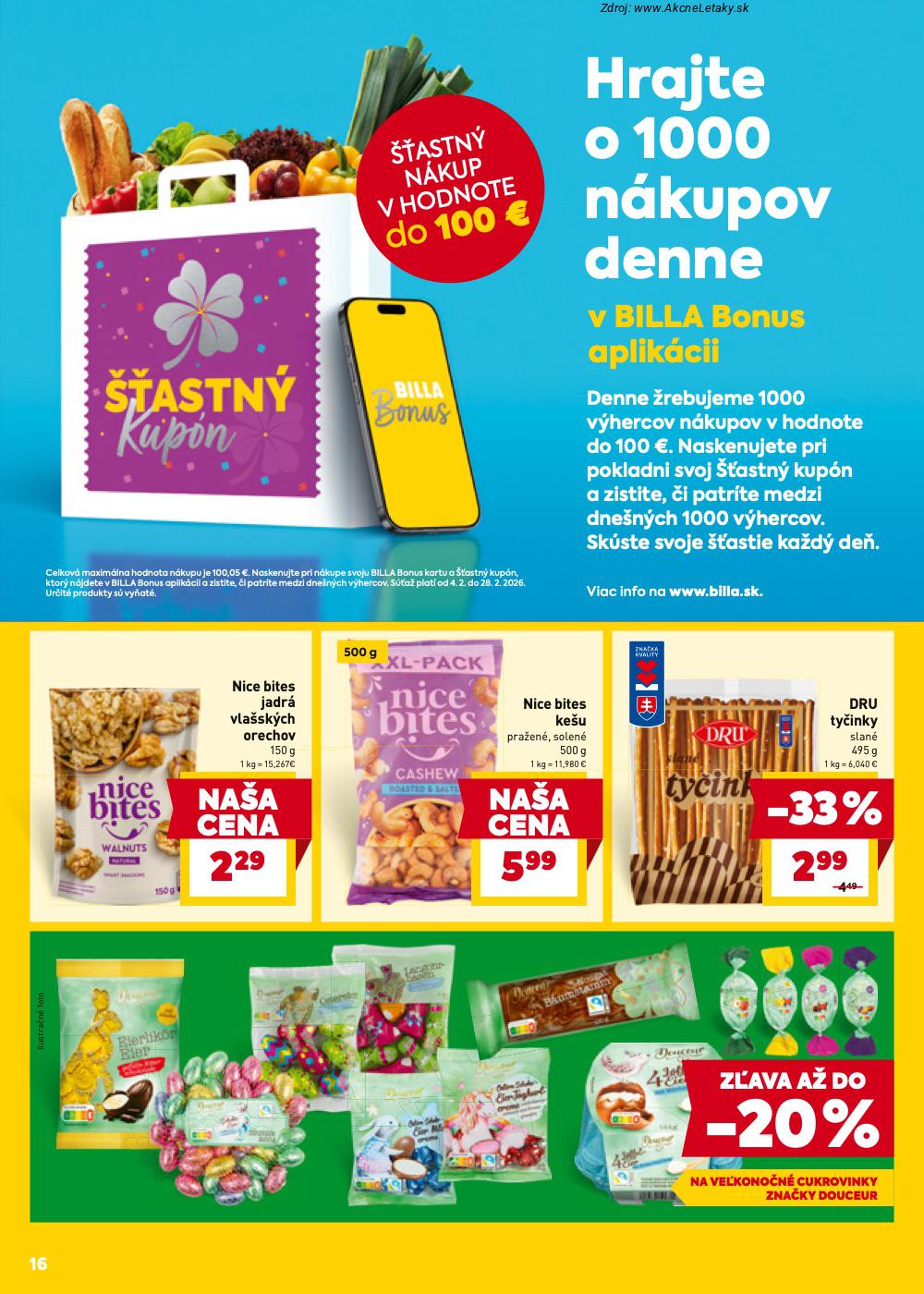 Leták Billa (18. 2. - 24. 2. 2026) - strana 16 z 24