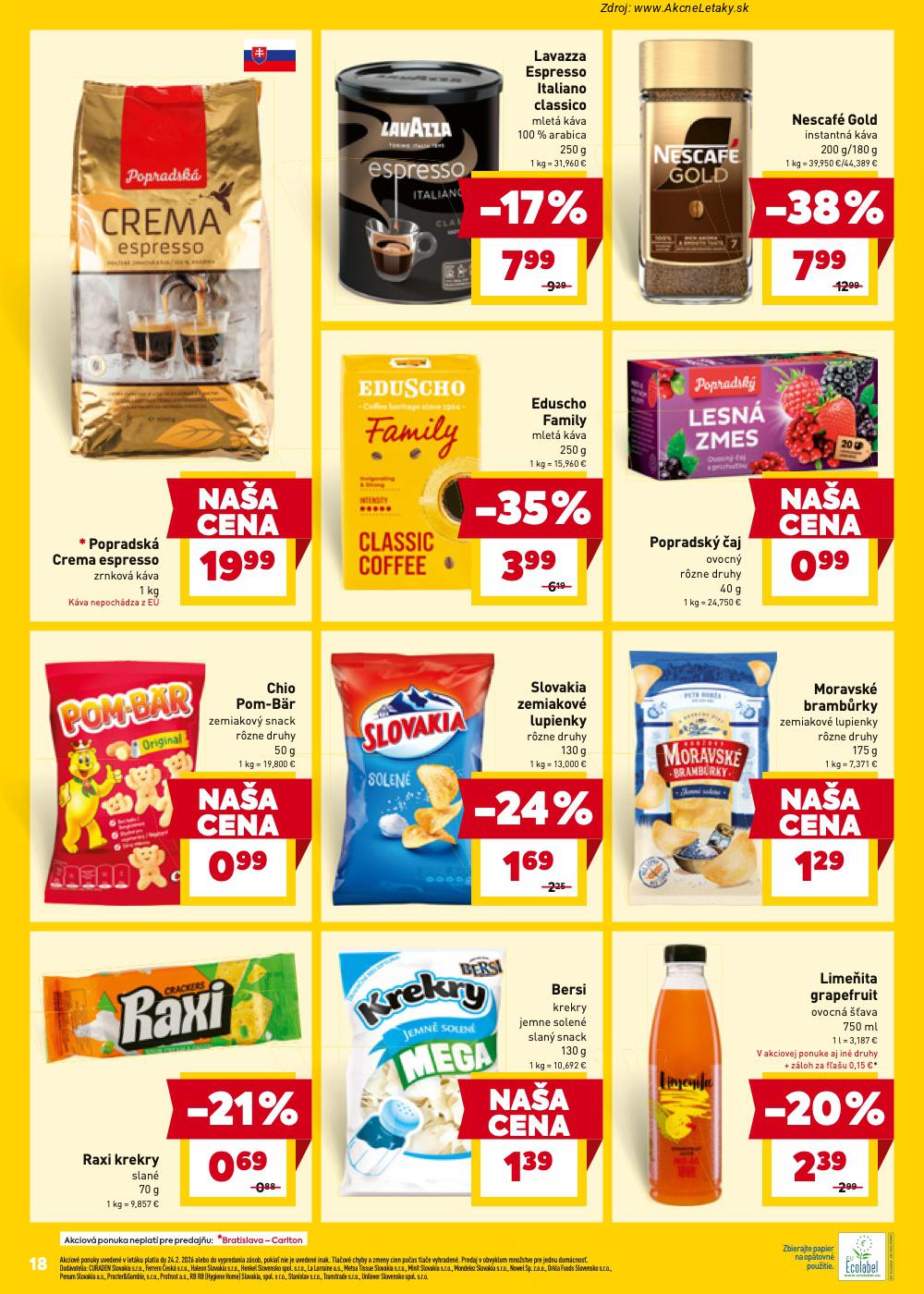 Leták Billa (18. 2. - 24. 2. 2026) - strana 18 z 24