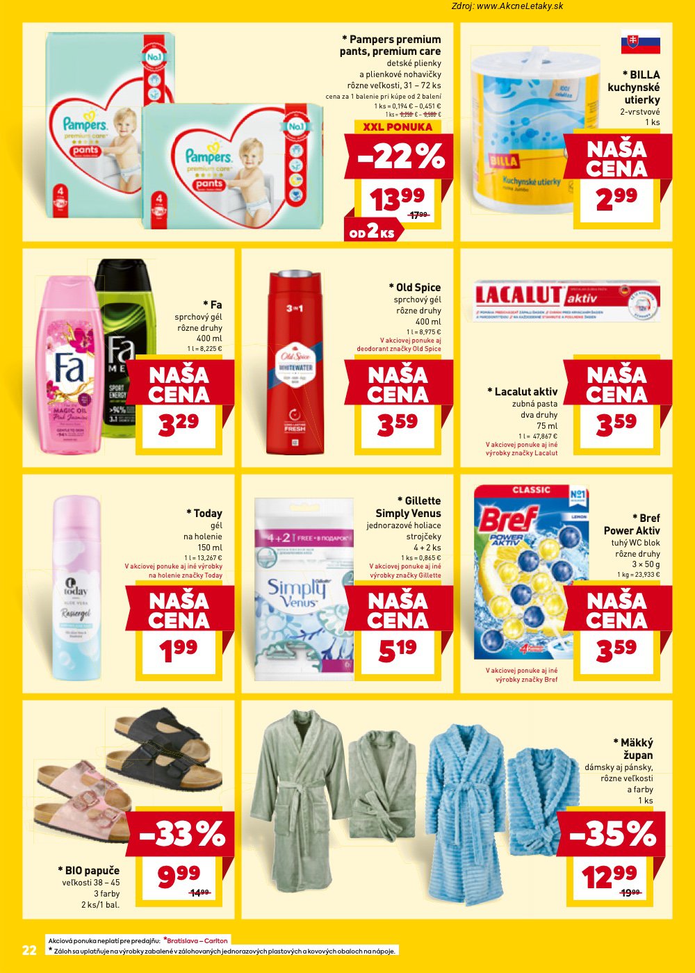 Leták Billa (25. 2. - 3. 3. 2026) - strana 22 z 24