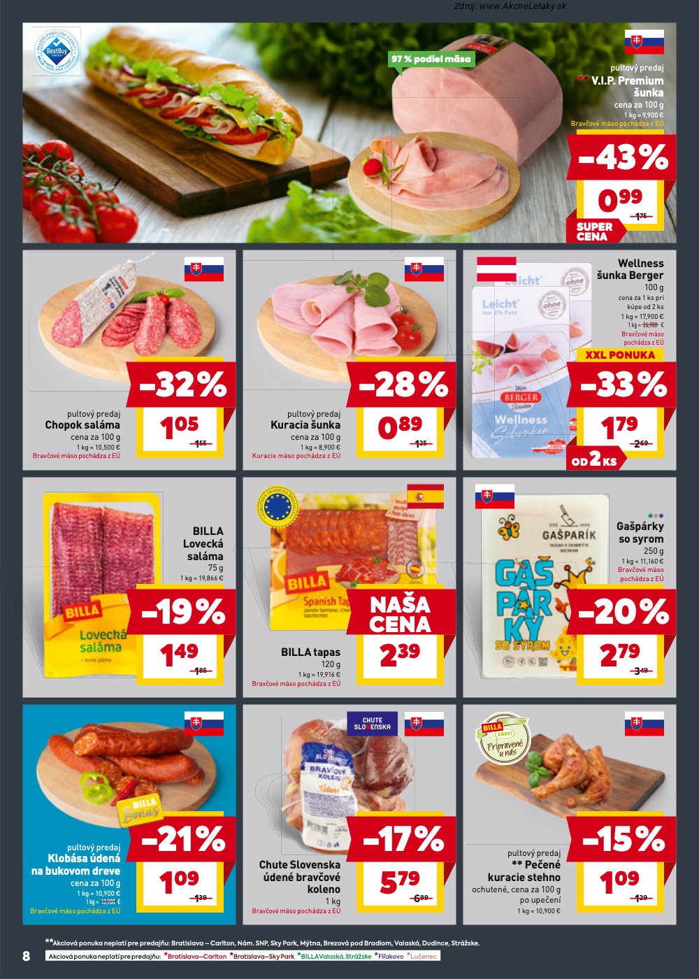 Leták Billa (25. 2. - 3. 3. 2026) - strana 8 z 24