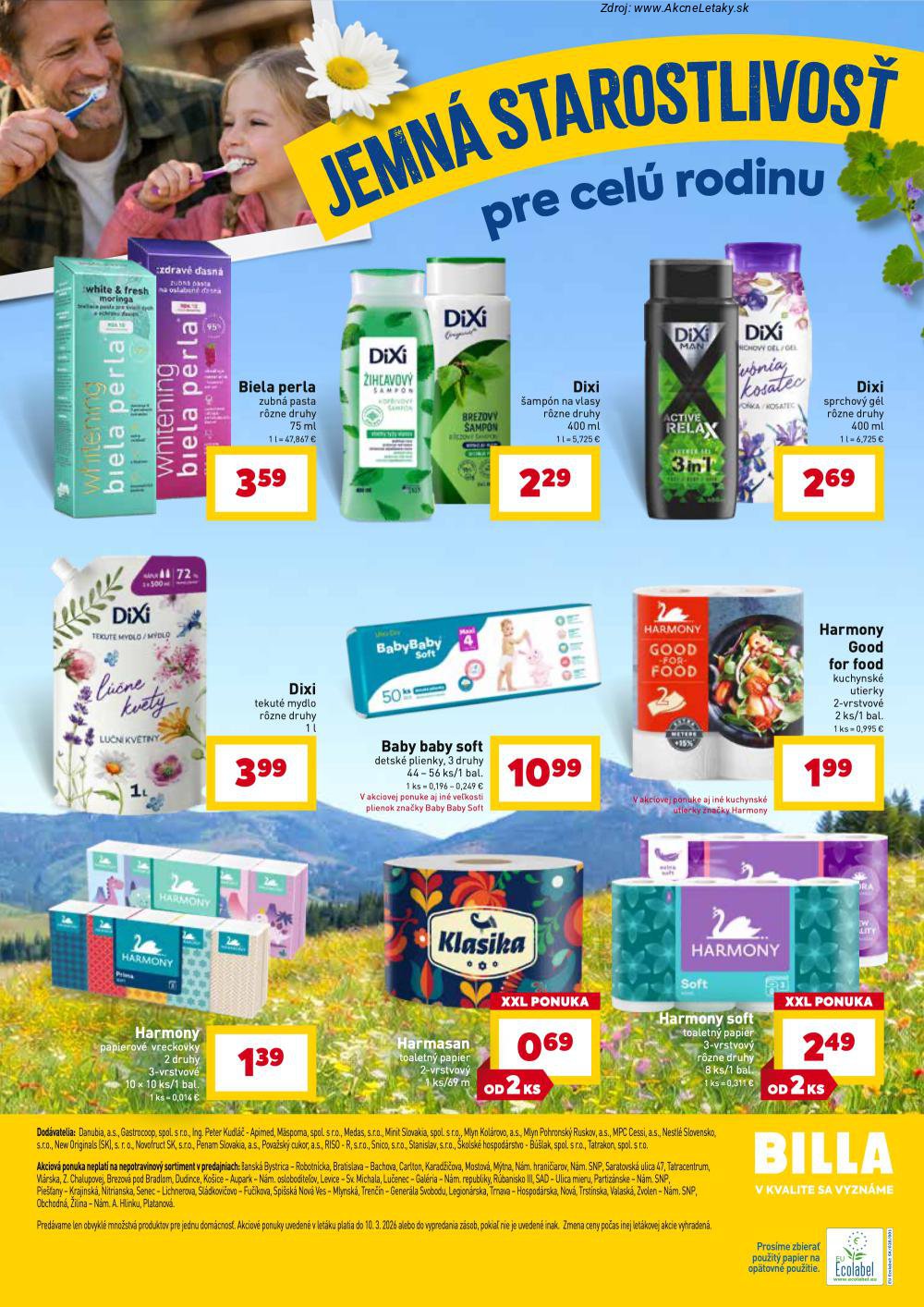 Leták Billa (25. 2. - 10. 3. 2026) - strana 24 z 24