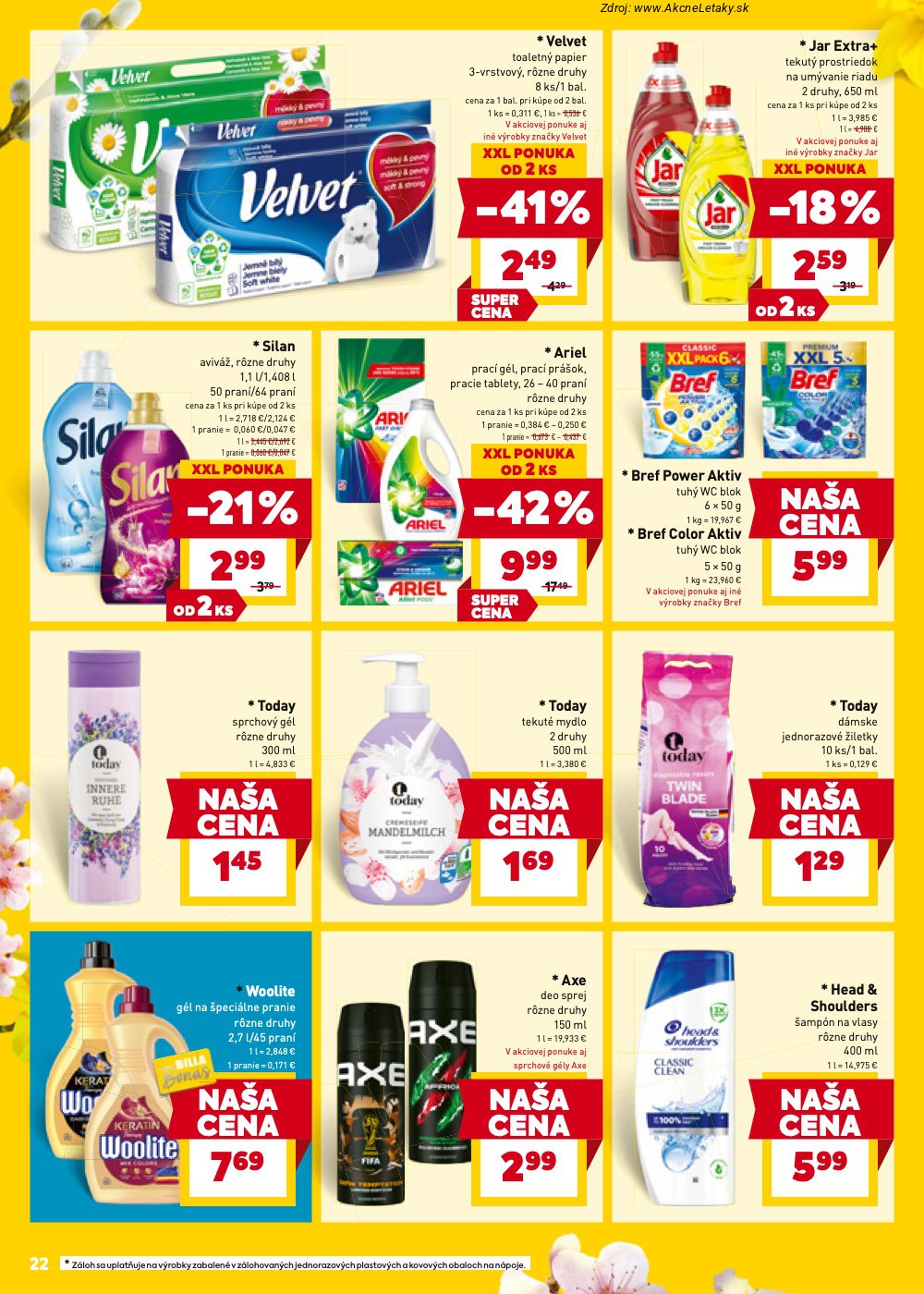 Leták Billa (18. 3. - 24. 3. 2026) - strana 22 z 24