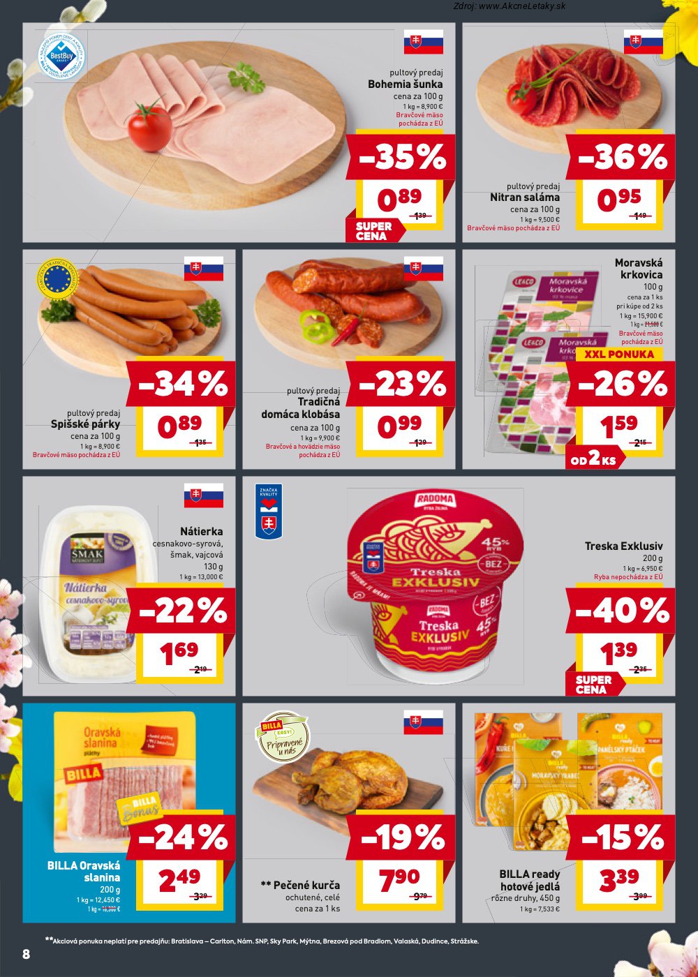 Leták Billa (18. 3. - 24. 3. 2026) - strana 8 z 24