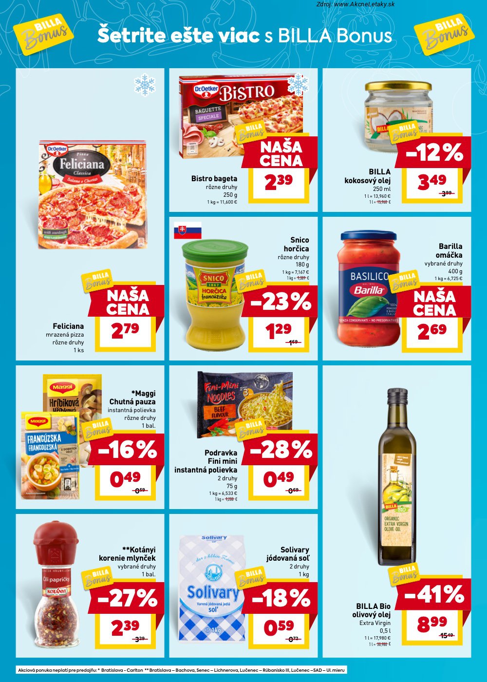 Leták Billa - strana 6