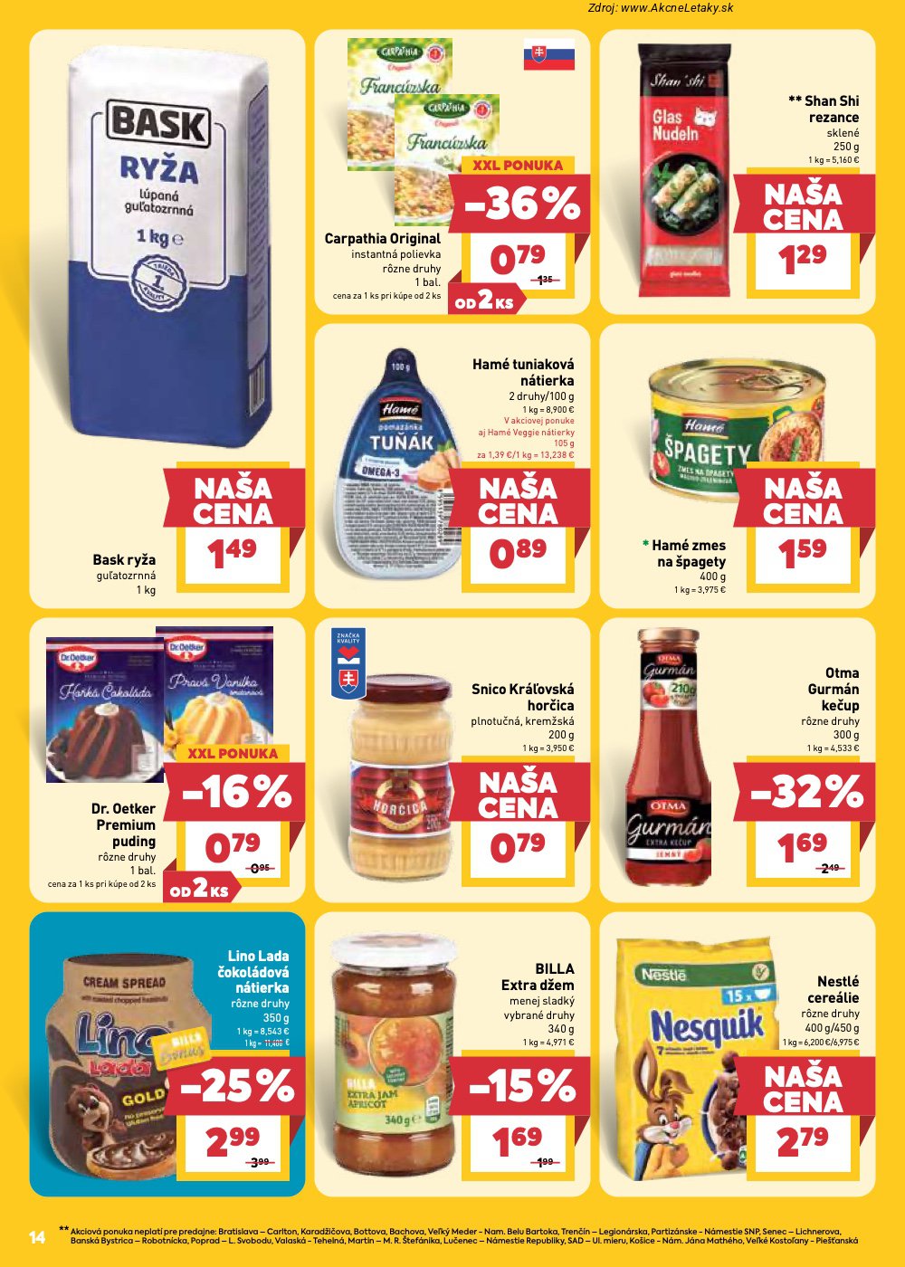 Leták Billa - strana 14