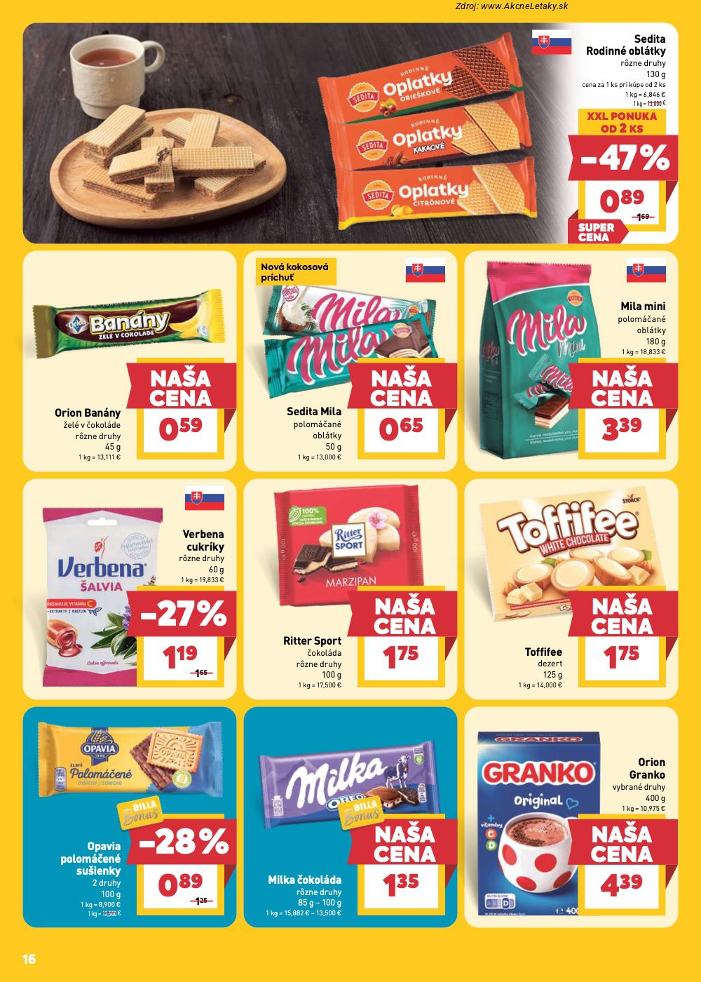 Leták Billa - strana 16