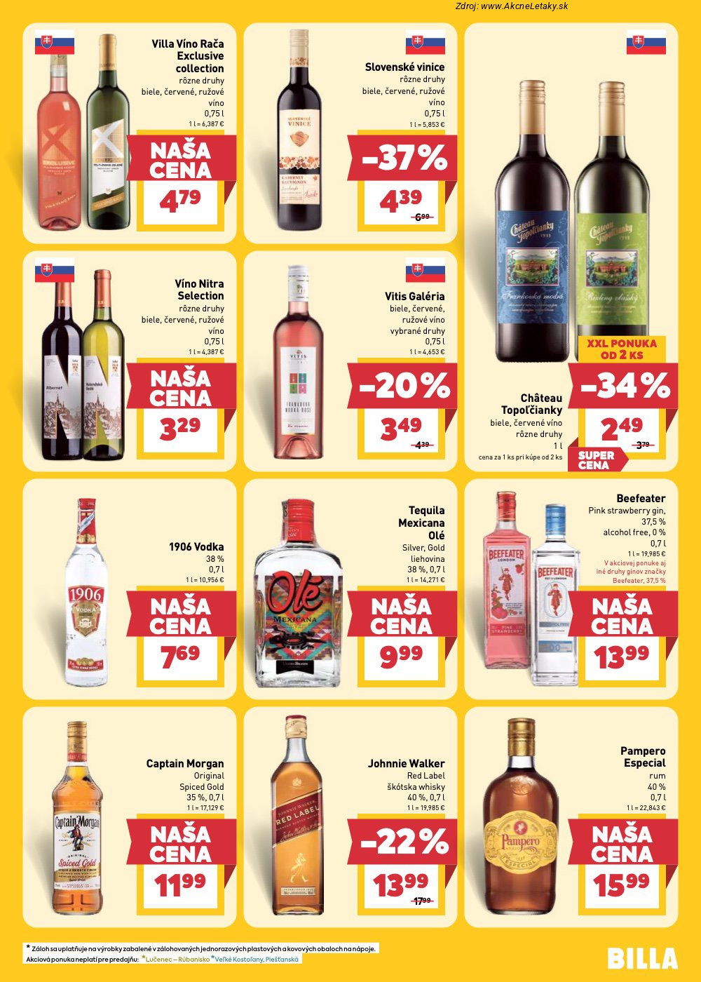 Leták Billa - strana 21