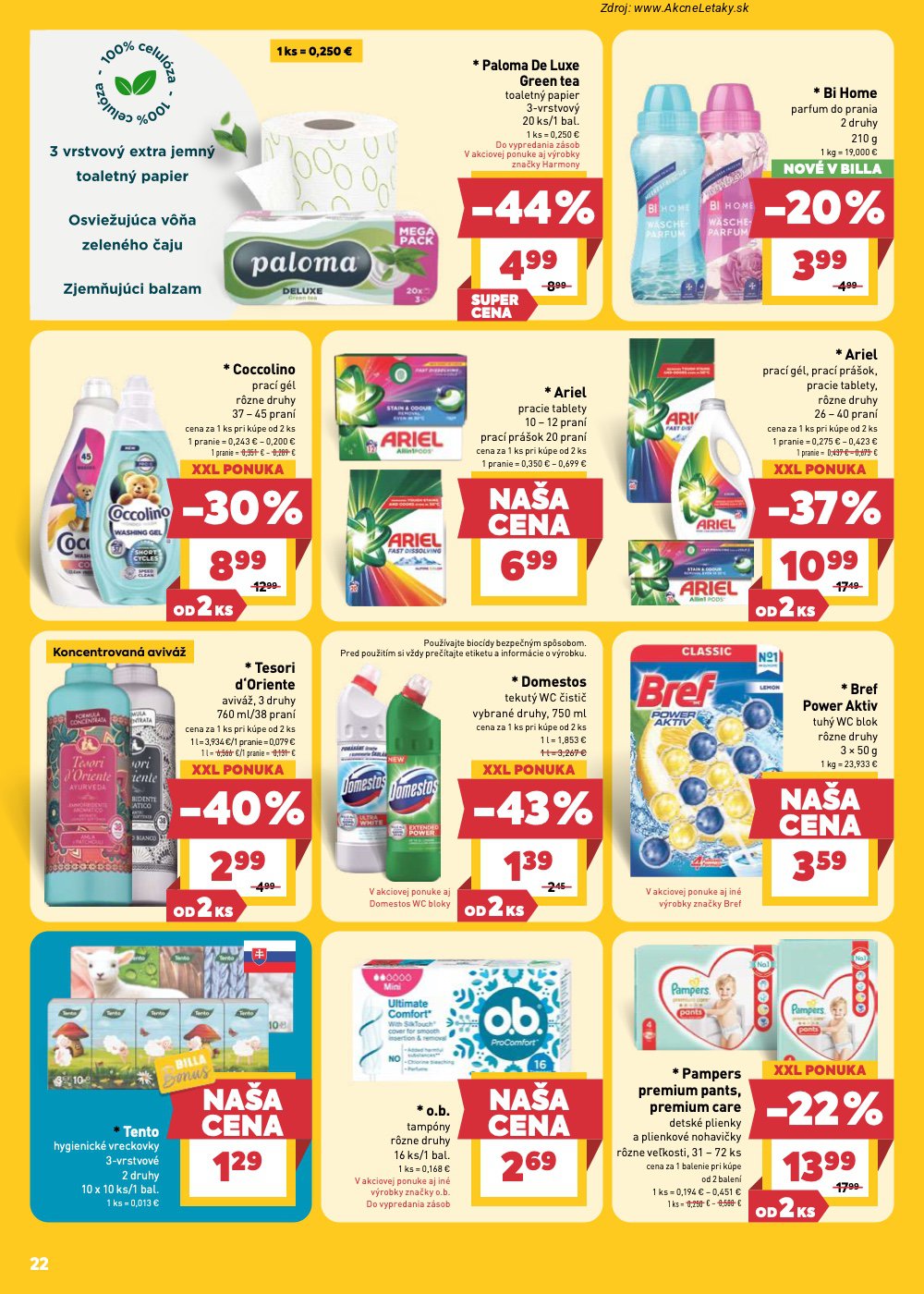 Leták Billa (15. 4. - 21. 4. 2026) - strana 22 z 24