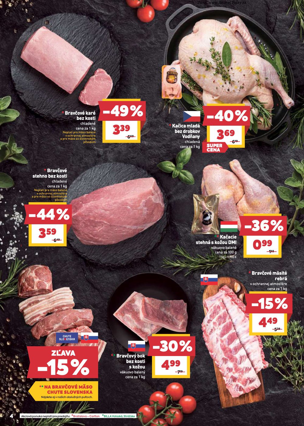 Leták Billa - strana 4