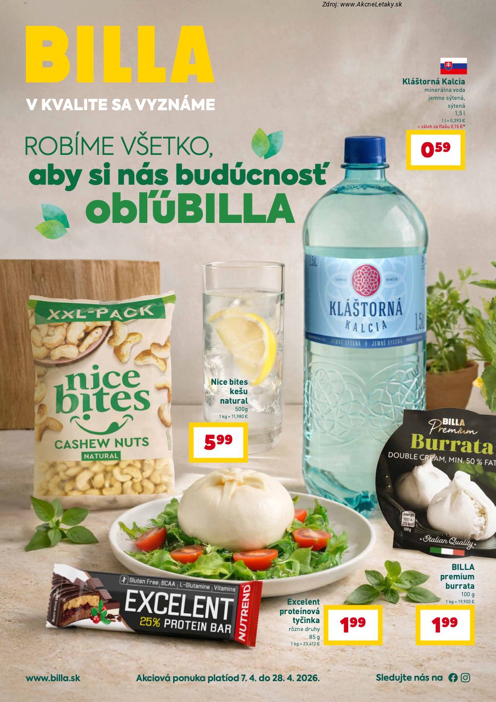 Leták Billa - strana 1