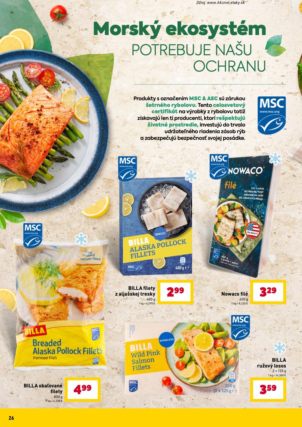 Leták Billa (7. 4. - 28. 4. 2026) - strana 26 z 32