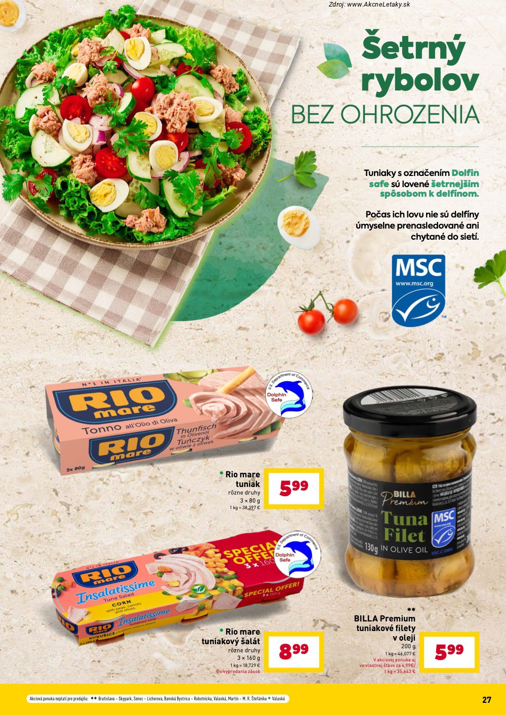 Leták Billa (7. 4. - 28. 4. 2026) - strana 27 z 32