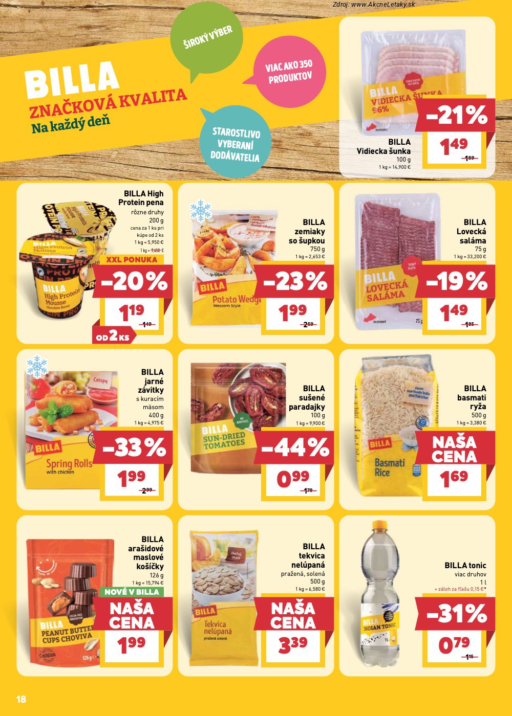 Leták Billa (22. 4. - 28. 4. 2026) - strana 18 z 30