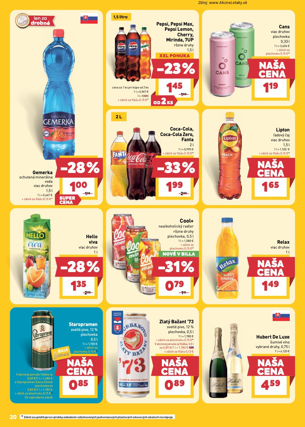 Leták Billa - strana 20