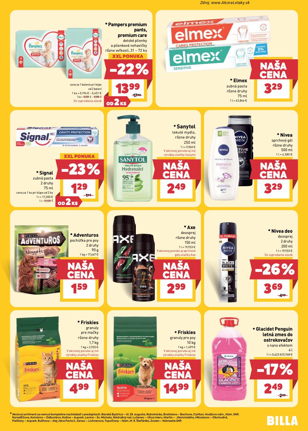 Leták Billa - strana 23
