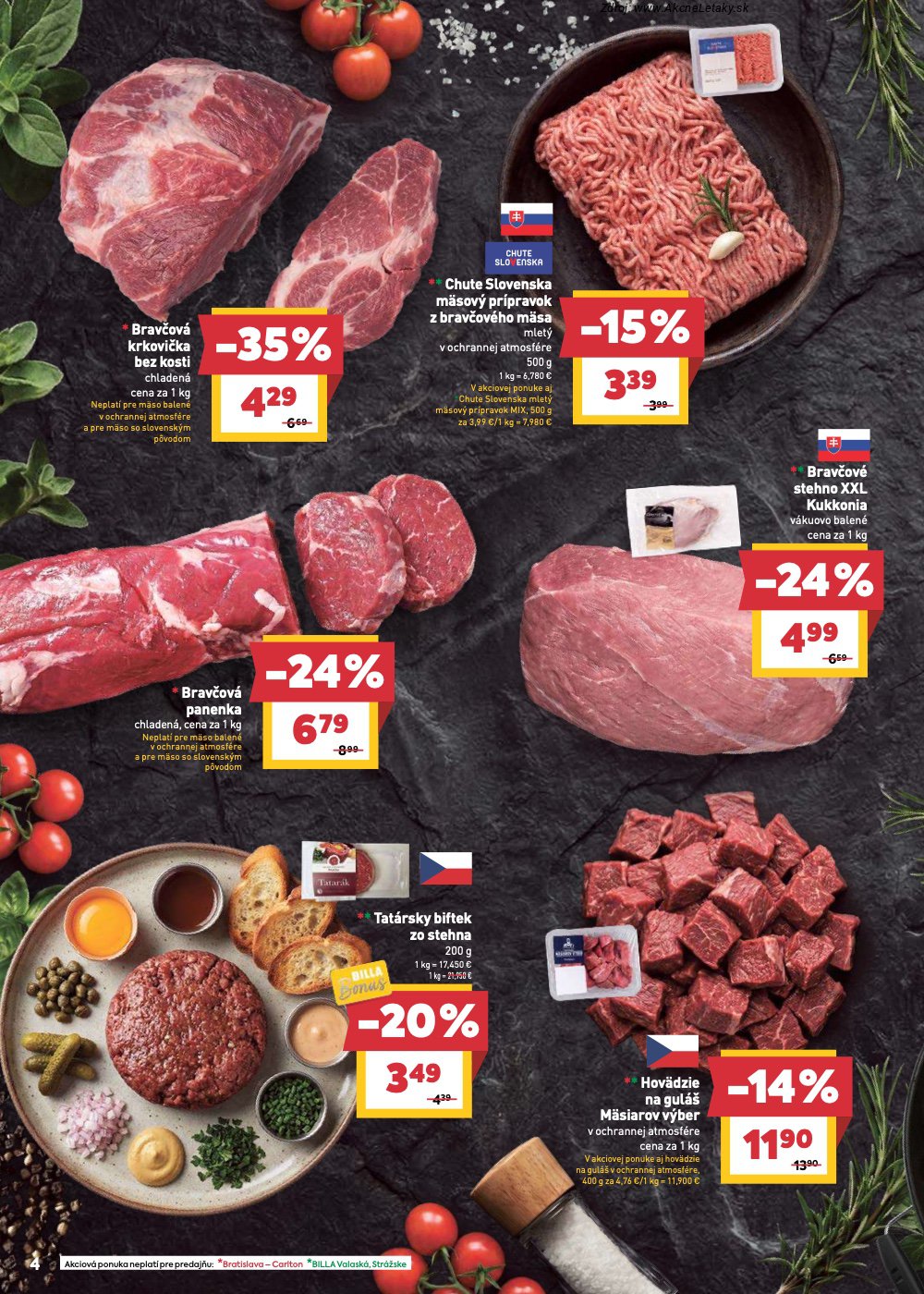 Leták Billa (22. 4. - 28. 4. 2026) - strana 4 z 30