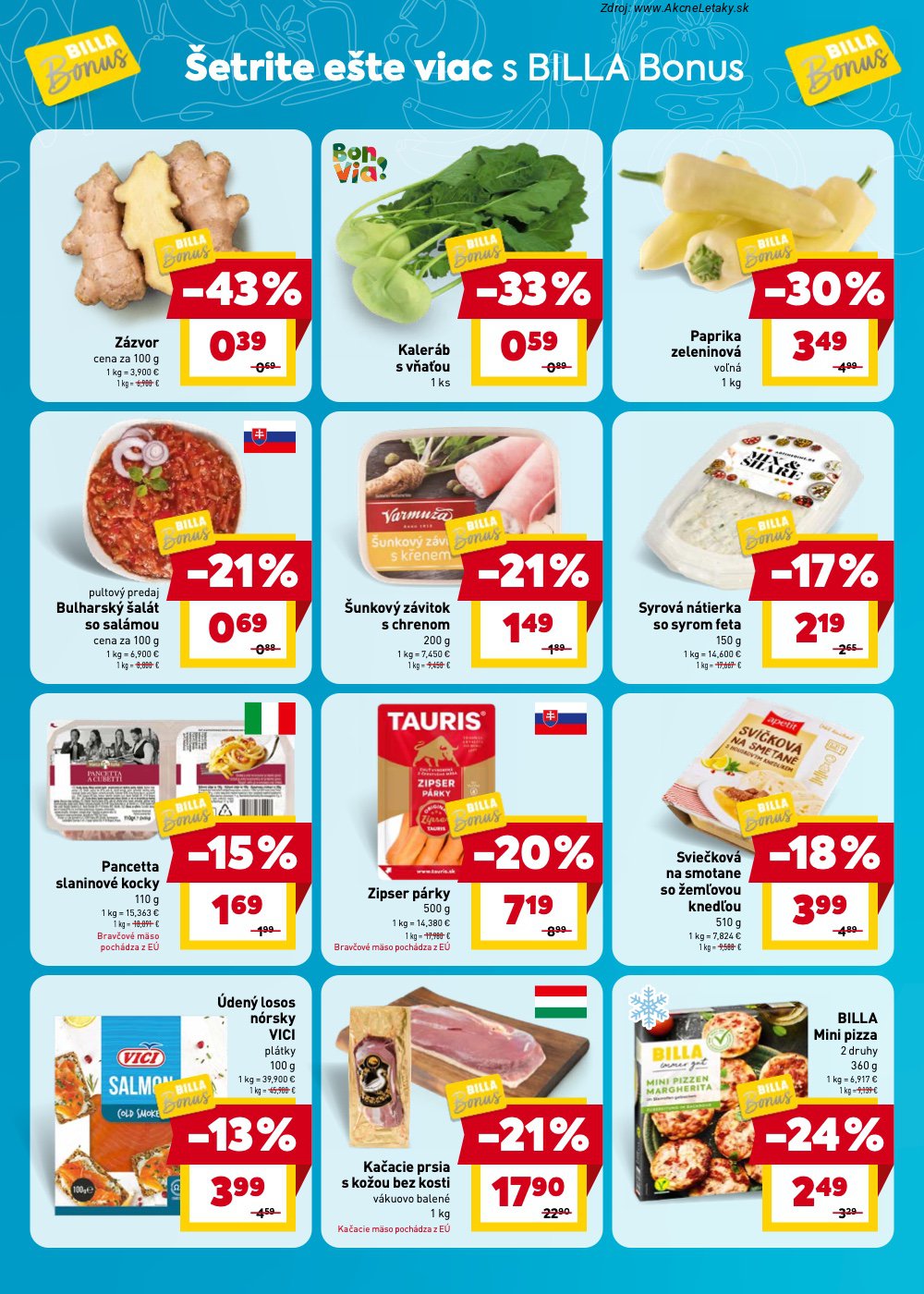 Leták Billa (22. 4. - 28. 4. 2026) - strana 2 z 9