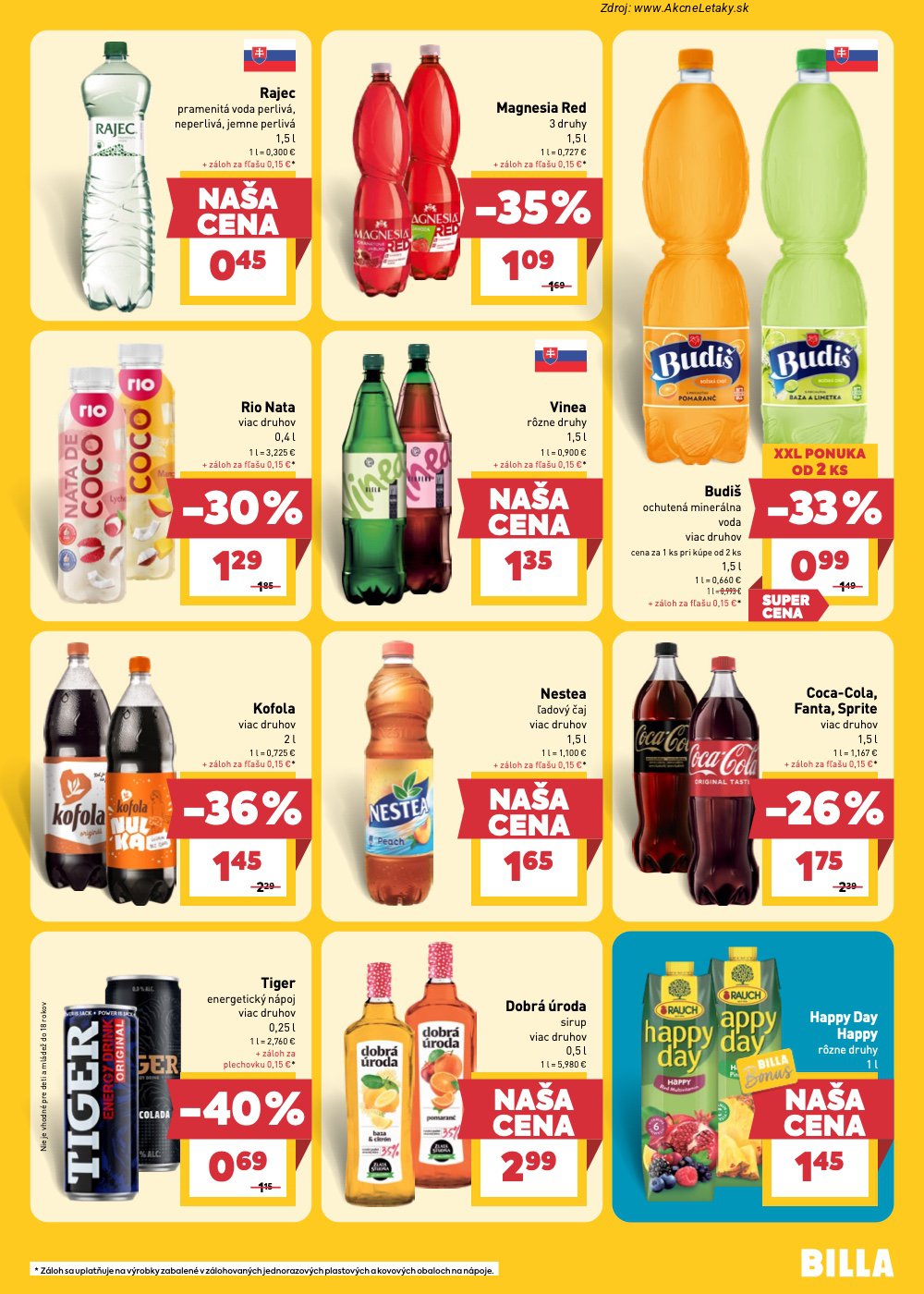 Leták Billa - strana 21
