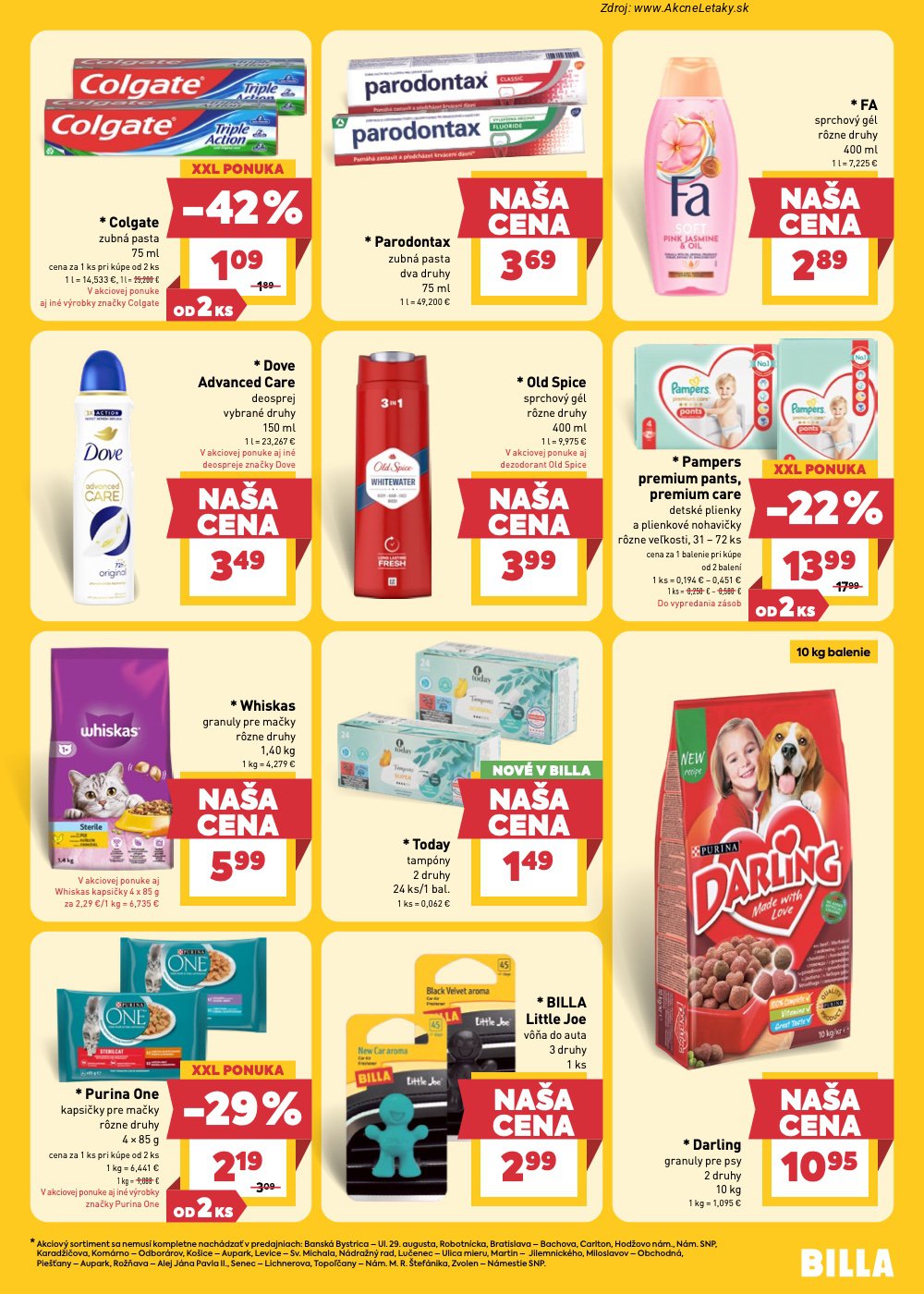 Leták Billa - strana 25