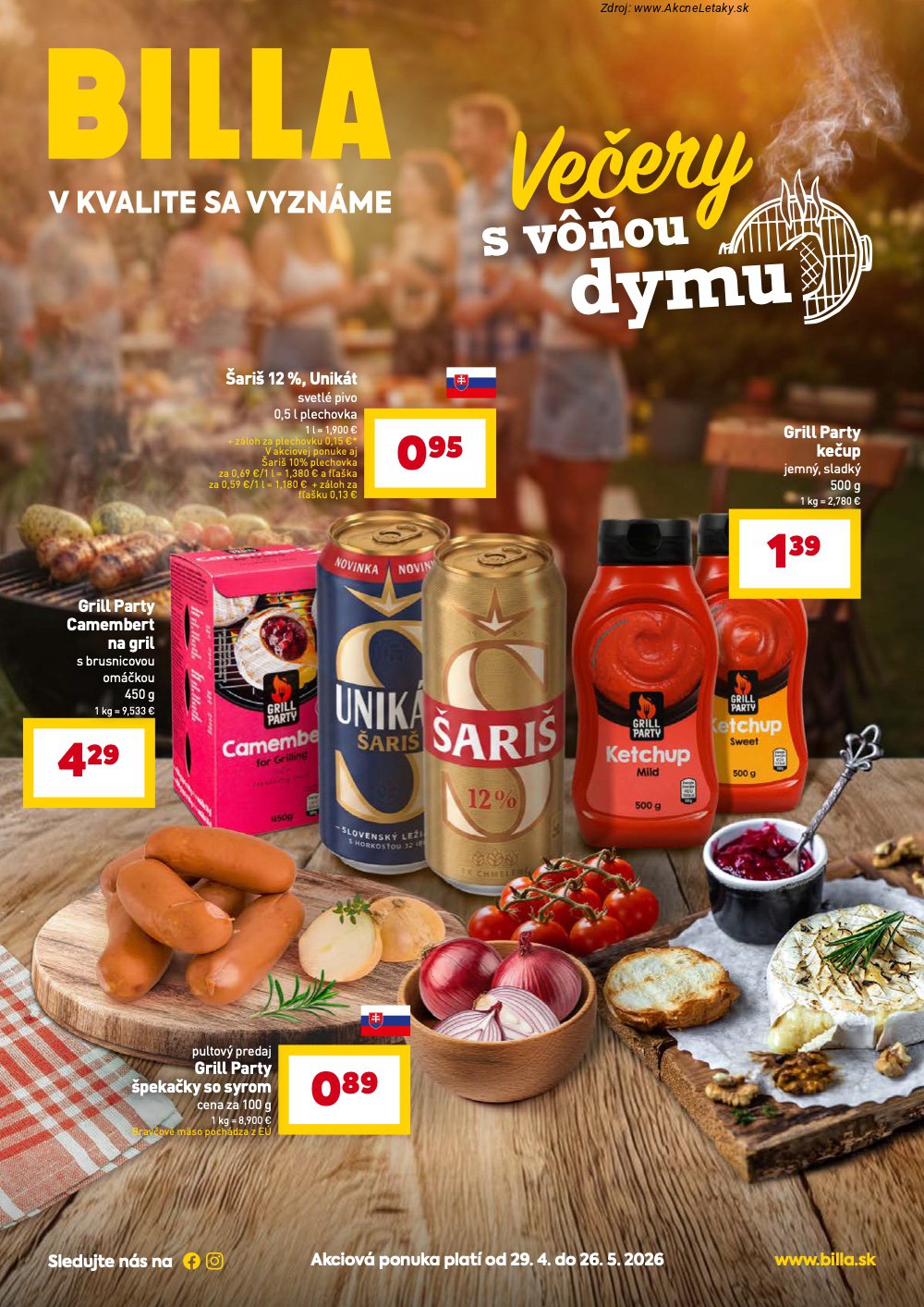 Leták Billa (29. 4. - 26. 5. 2026) - strana 1 z 35