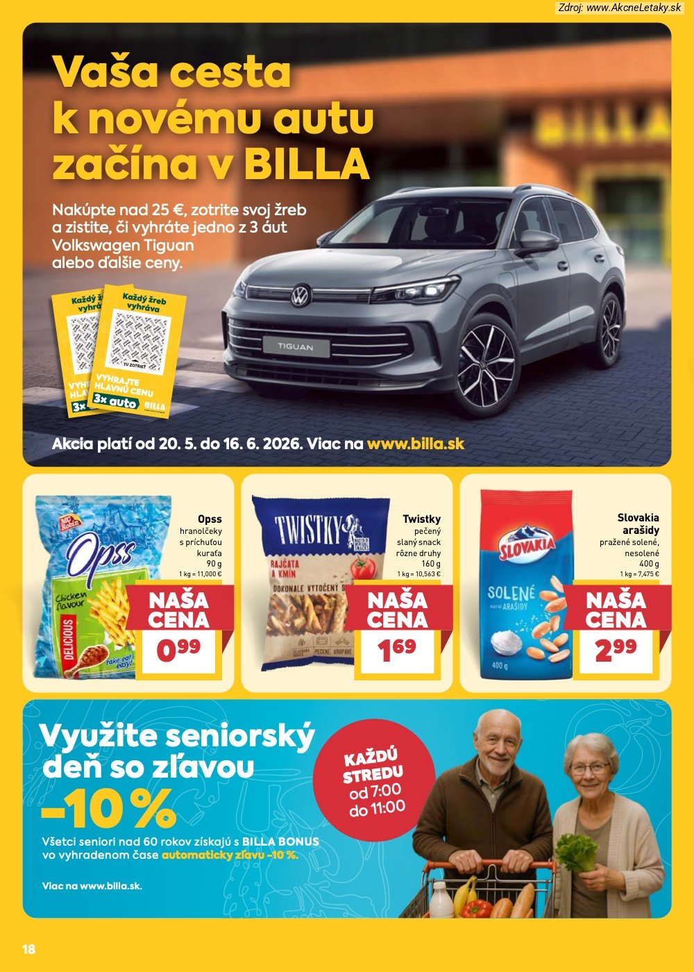 Leták Billa (26. 5. - 2. 6. 2026) - strana 18 z 29