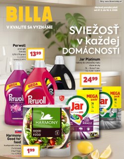 Leták Billa 27. 5. - 16. 6. 2026 Katalóg Upratovanie