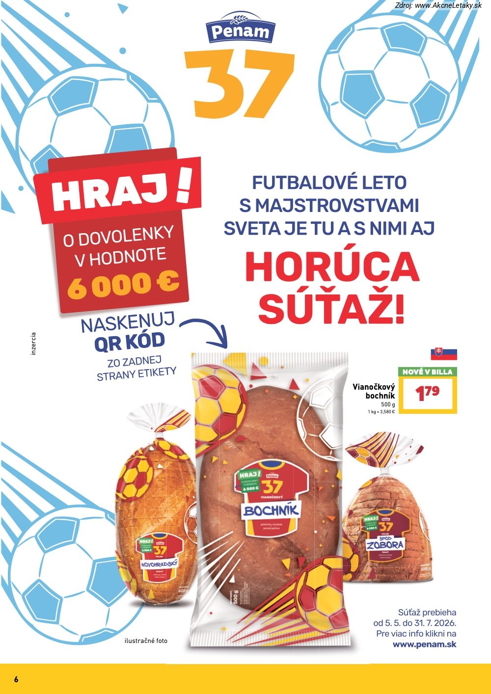Leták Billa (10. 6. - 21. 7. 2026) - strana 6 z 10