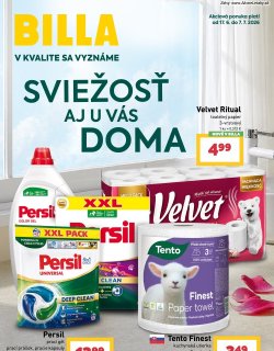 Leták Billa 17. 6. - 7. 7. 2026 Katalóg Upratovanie