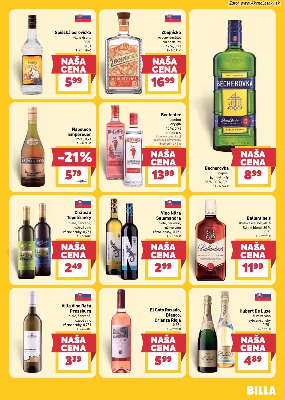 Leták Billa - strana 21
