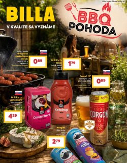 Leták Billa 8. 7. - 28. 7. 2026 BBQ pohoda