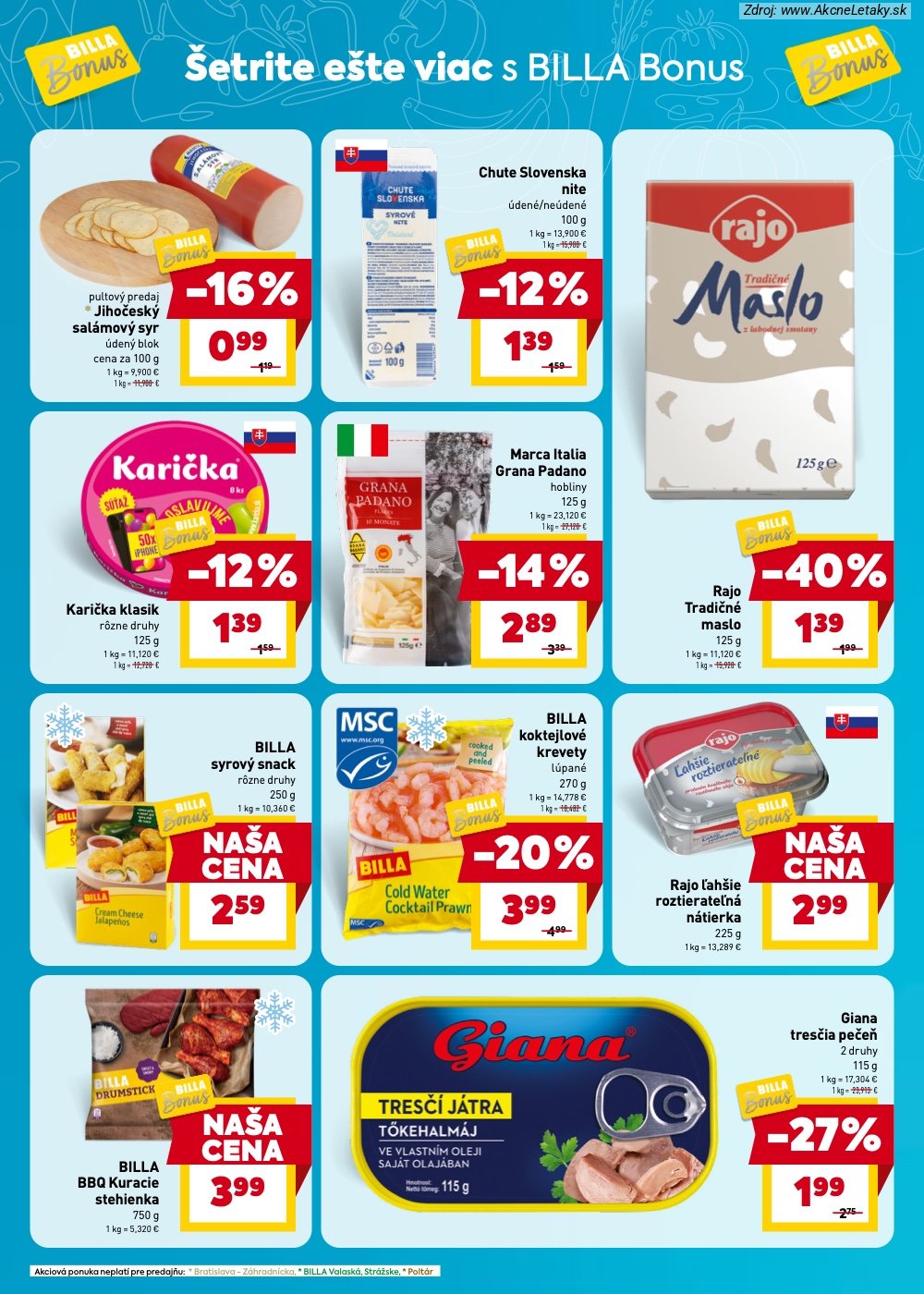 Leták Billa (29. 7. - 4. 8. 2026) - strana 4 z 7