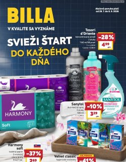 Leták Billa 29. 7. - 8. 9. 2026 Katalóg Cleaning