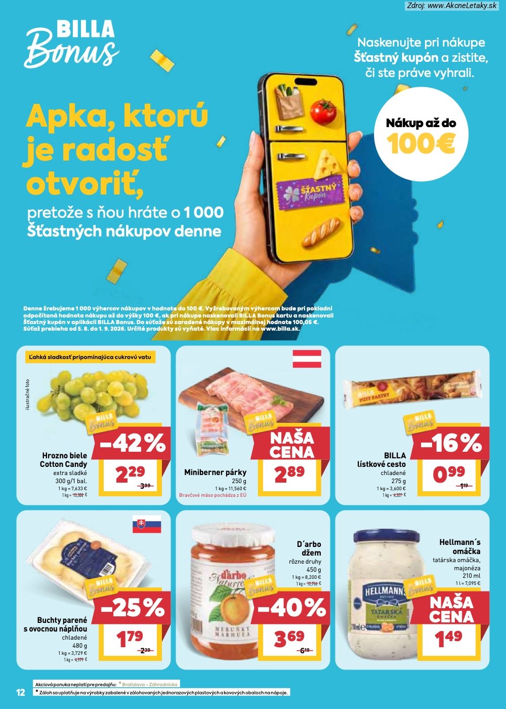 Leták Billa (12. 8. - 18. 8. 2026) - strana 12 z 33