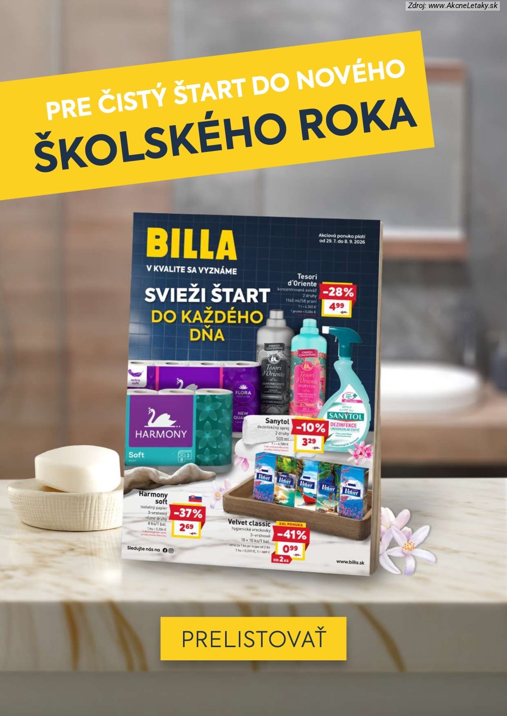 Leták Billa (19. 8. - 25. 8. 2026) - strana 30 z 32