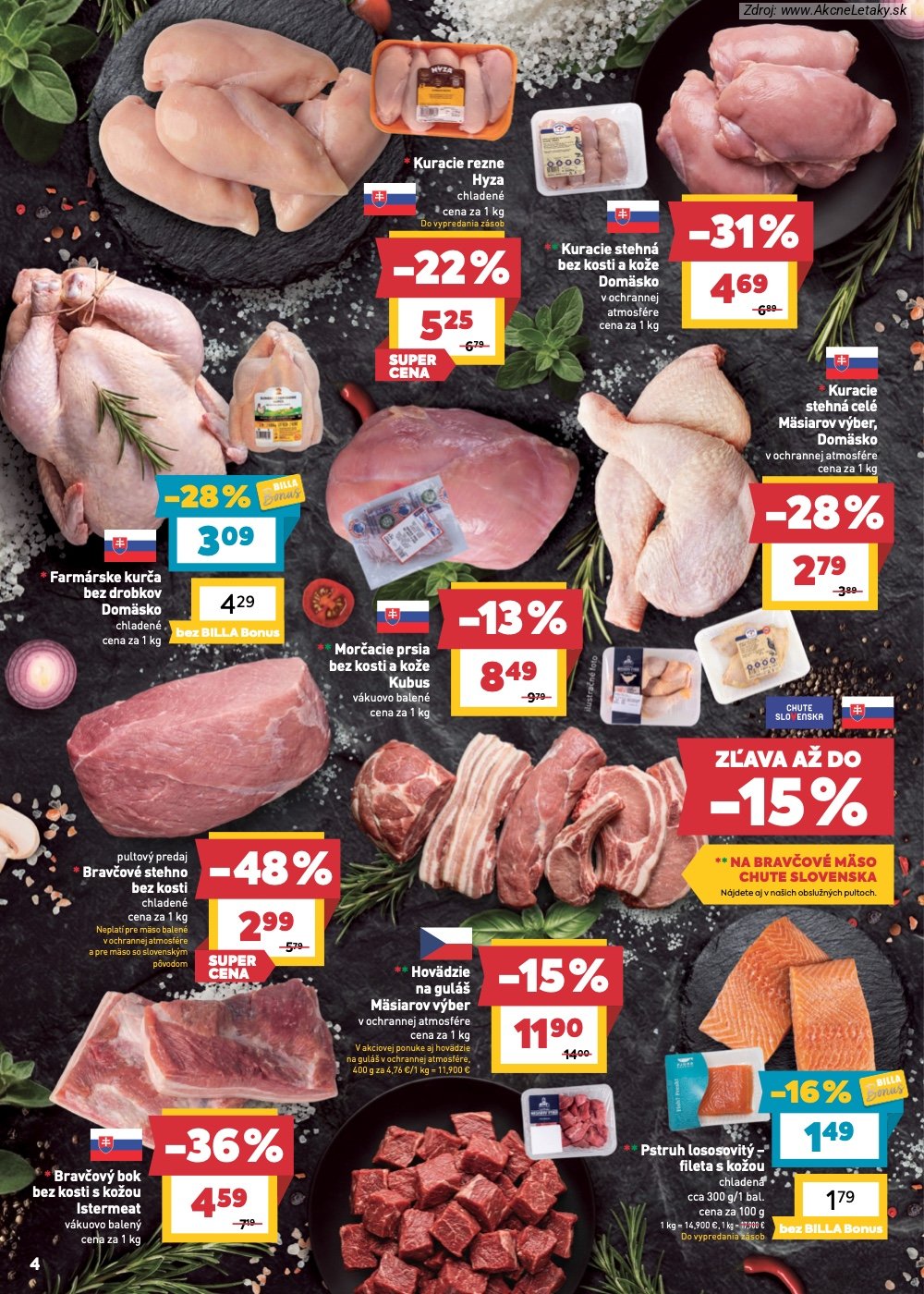 Leták Billa (23. 9. - 29. 9. 2026) - strana 4 z 25