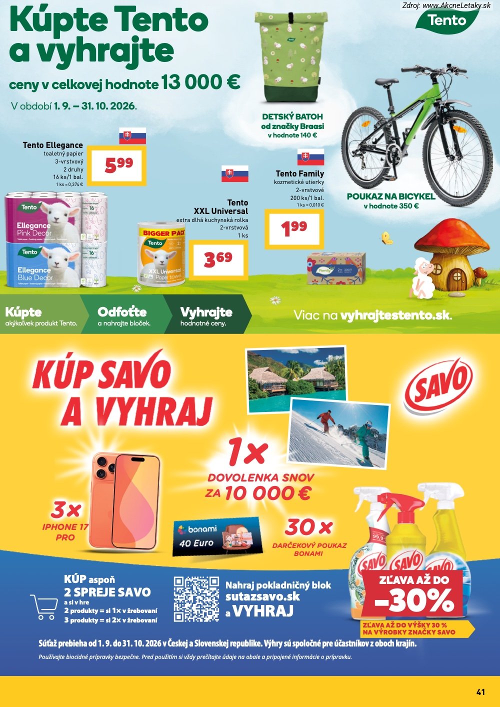 Leták Billa (30. 9. - 20. 10. 2026) - strana 41 z 43
