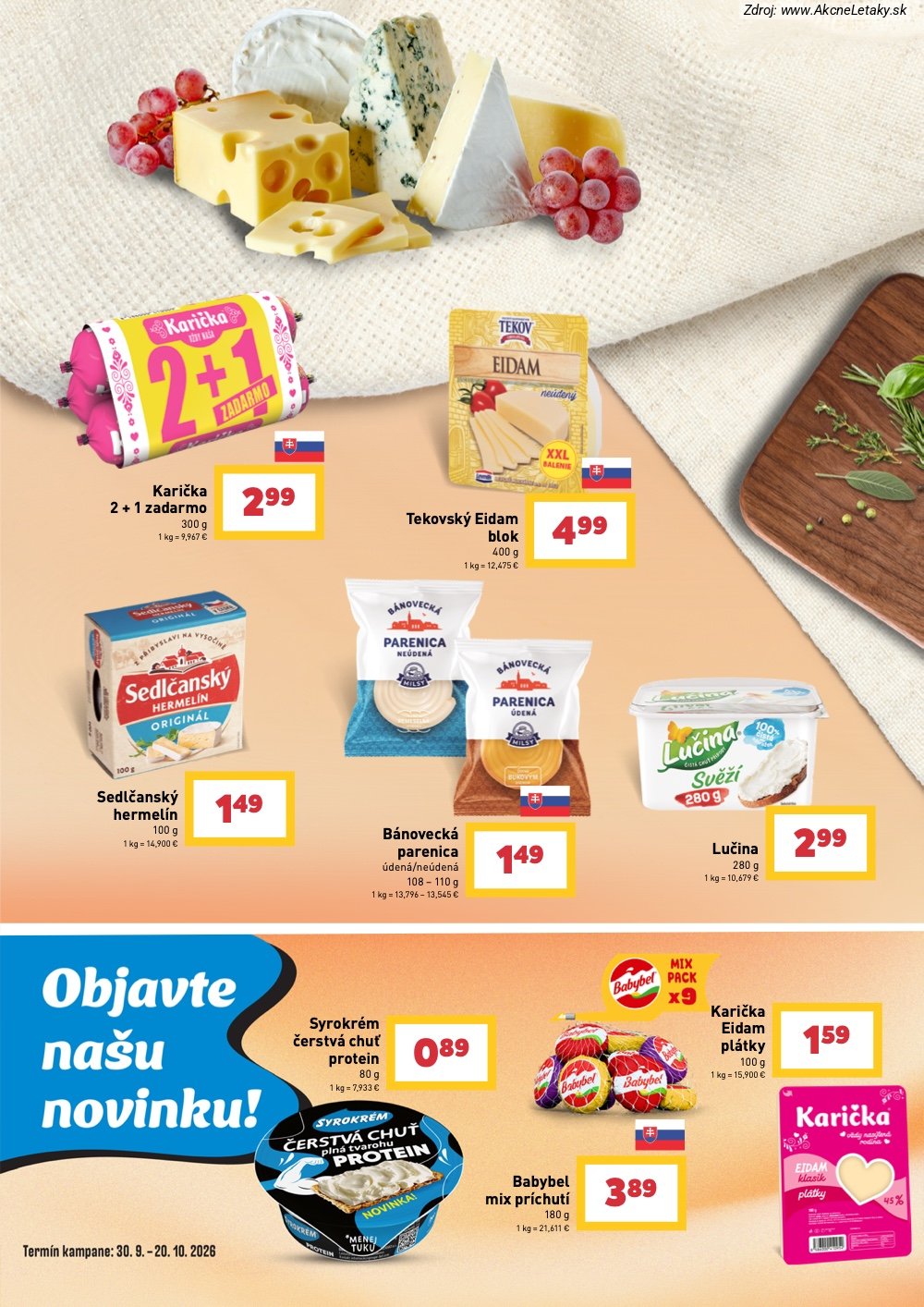 Leták Billa (30. 9. - 20. 10. 2026) - strana 5 z 43
