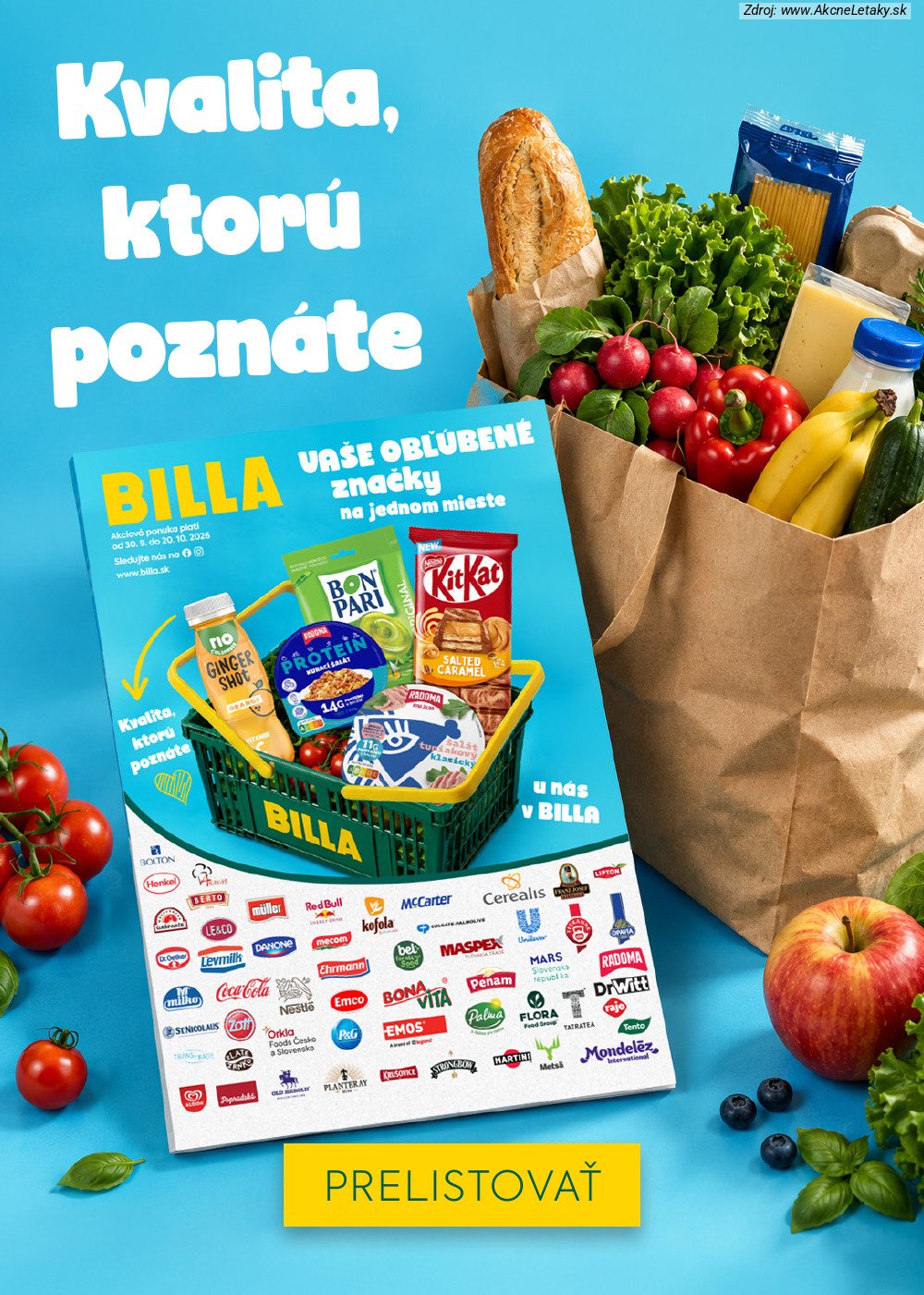 Leták Billa (14. 10. - 20. 10. 2026) - strana 30 z 33