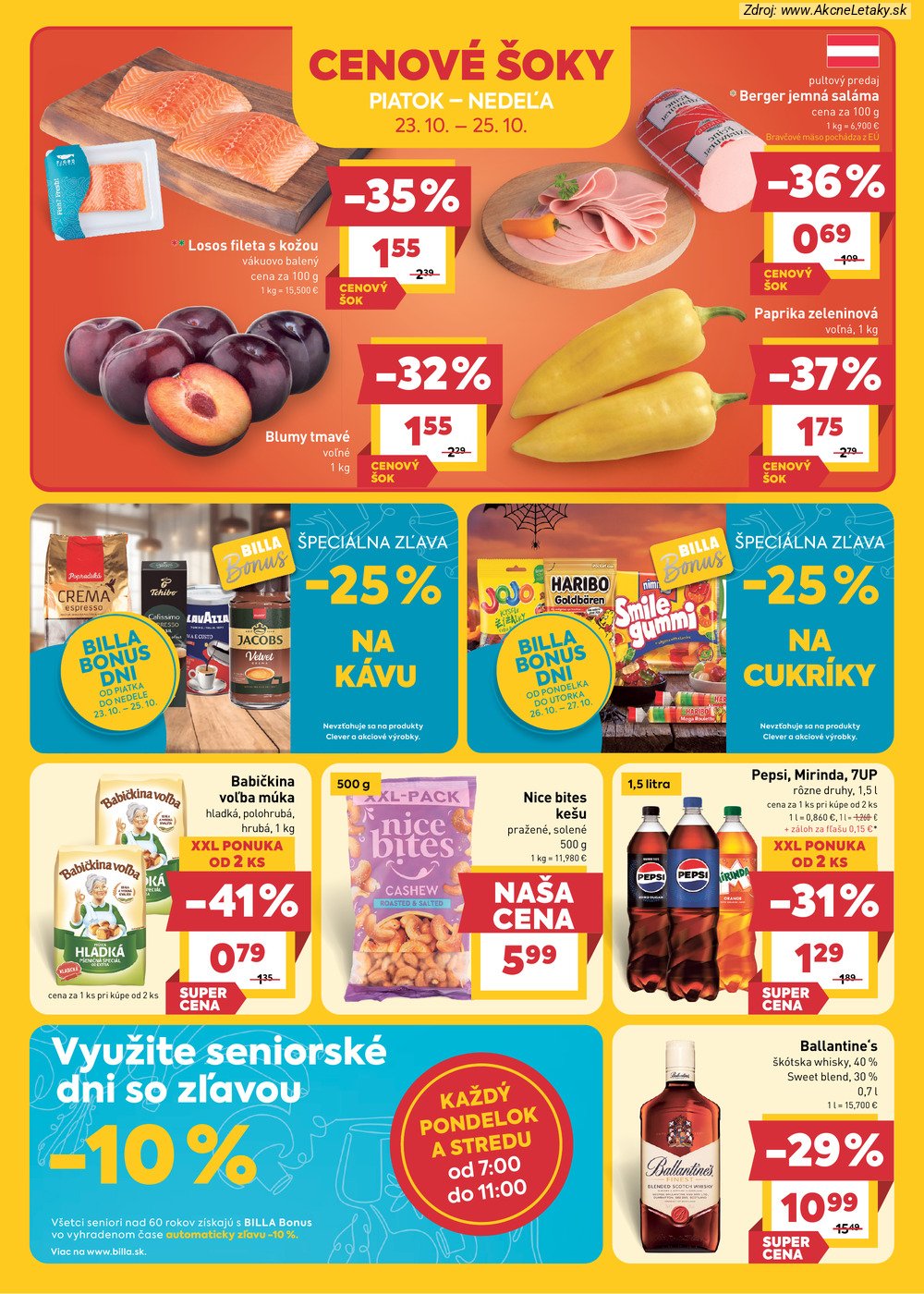 Leták Billa (21. 10. - 27. 10. 2026) - strana 24 z 28