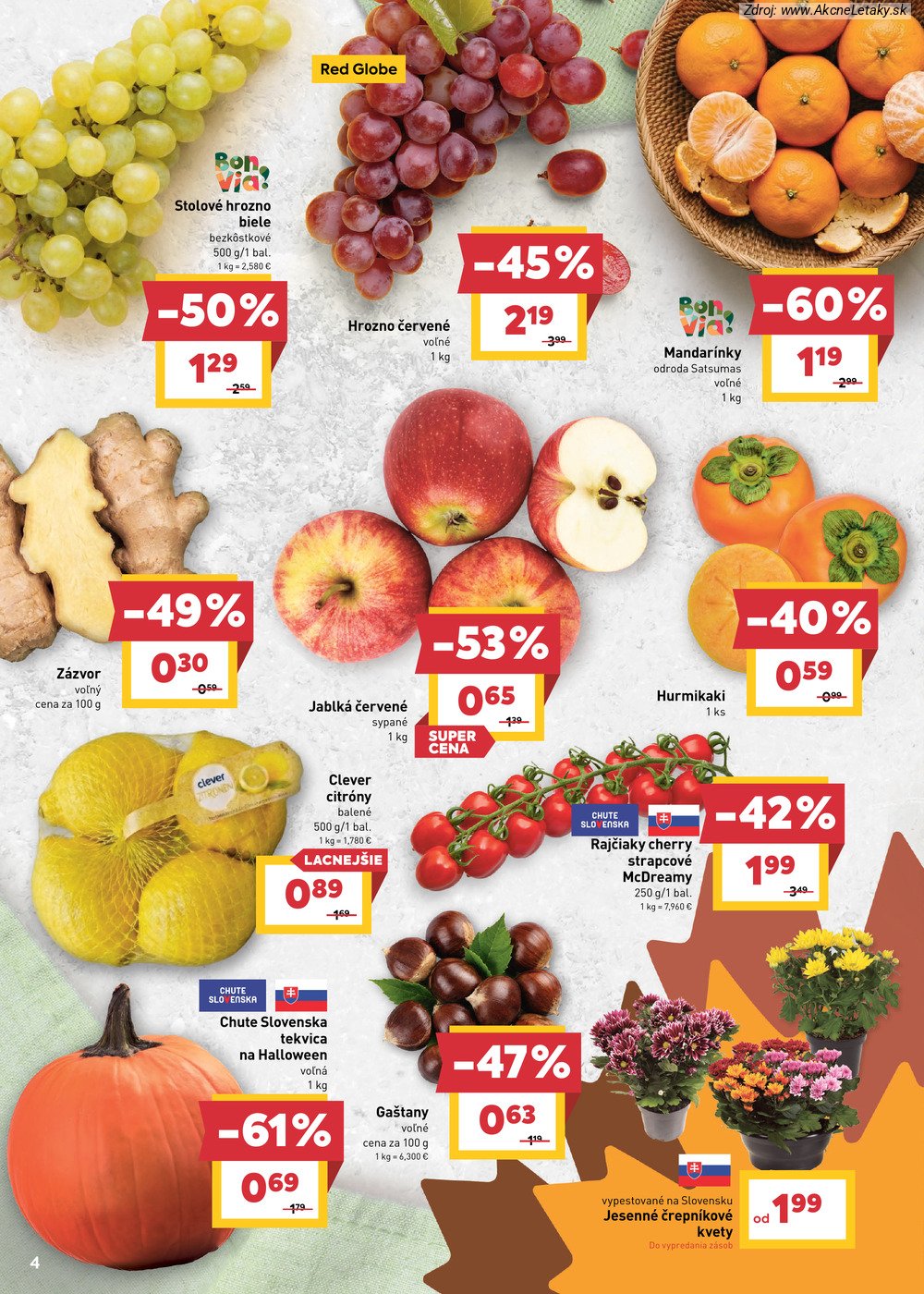 Leták Billa (21. 10. - 27. 10. 2026) - strana 4 z 28