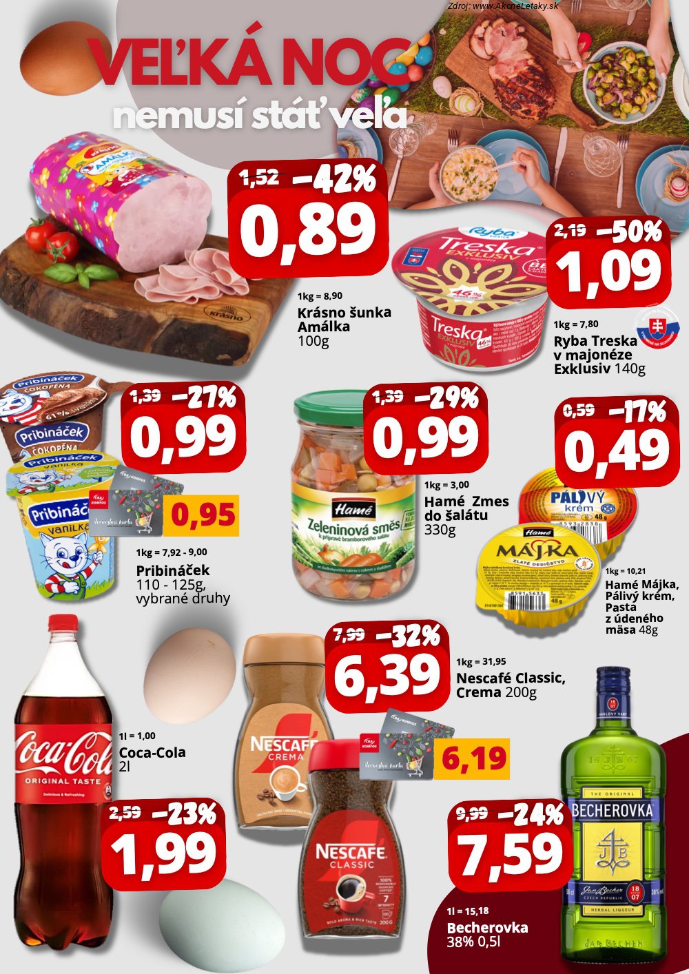 Leták CBA Komfos (5. 3. - 18. 3. 2026) - strana 2 z 4